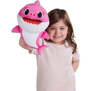 عروسک نمایشی پاپت سخنگو هوشمند مامی شارک صورتی Mommy shark